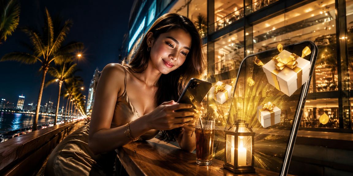 Pengguna dari Kuantan bermain baccarat dalam talian melalui telefon pintar di rumah